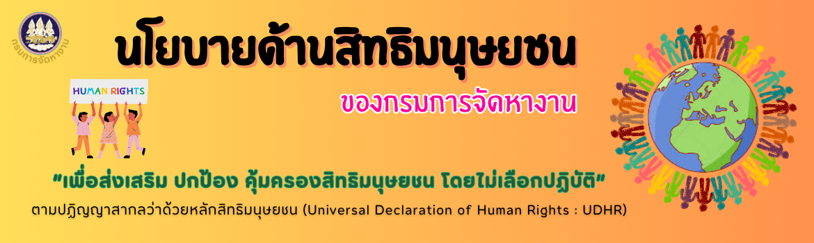 นโยบายสิทธิมนุษยชน