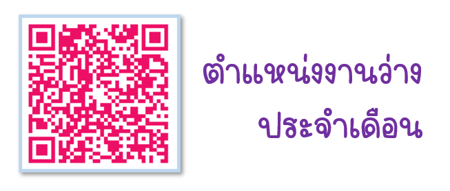 ตำแหน่งงานว่างประจำเดือน