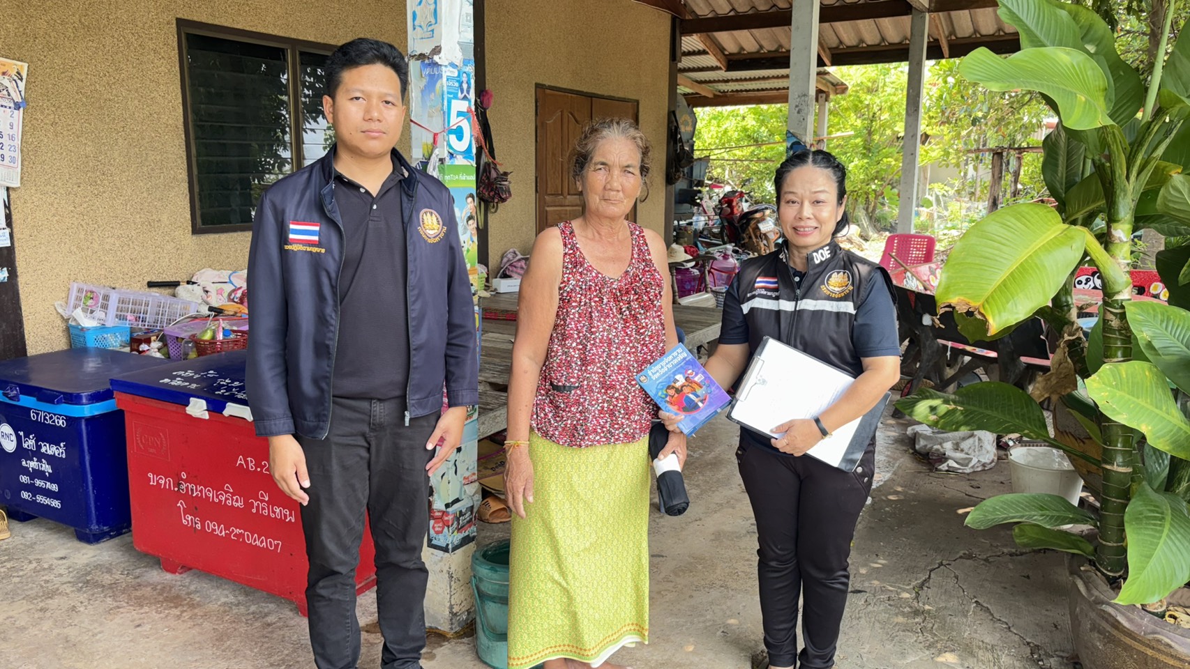 ลงพื้นที่เพื่อตรวจสอบการทำงานของคนต่างด้าวและสถานประกอบการ ที่ทำงานผิดกฎหมาย