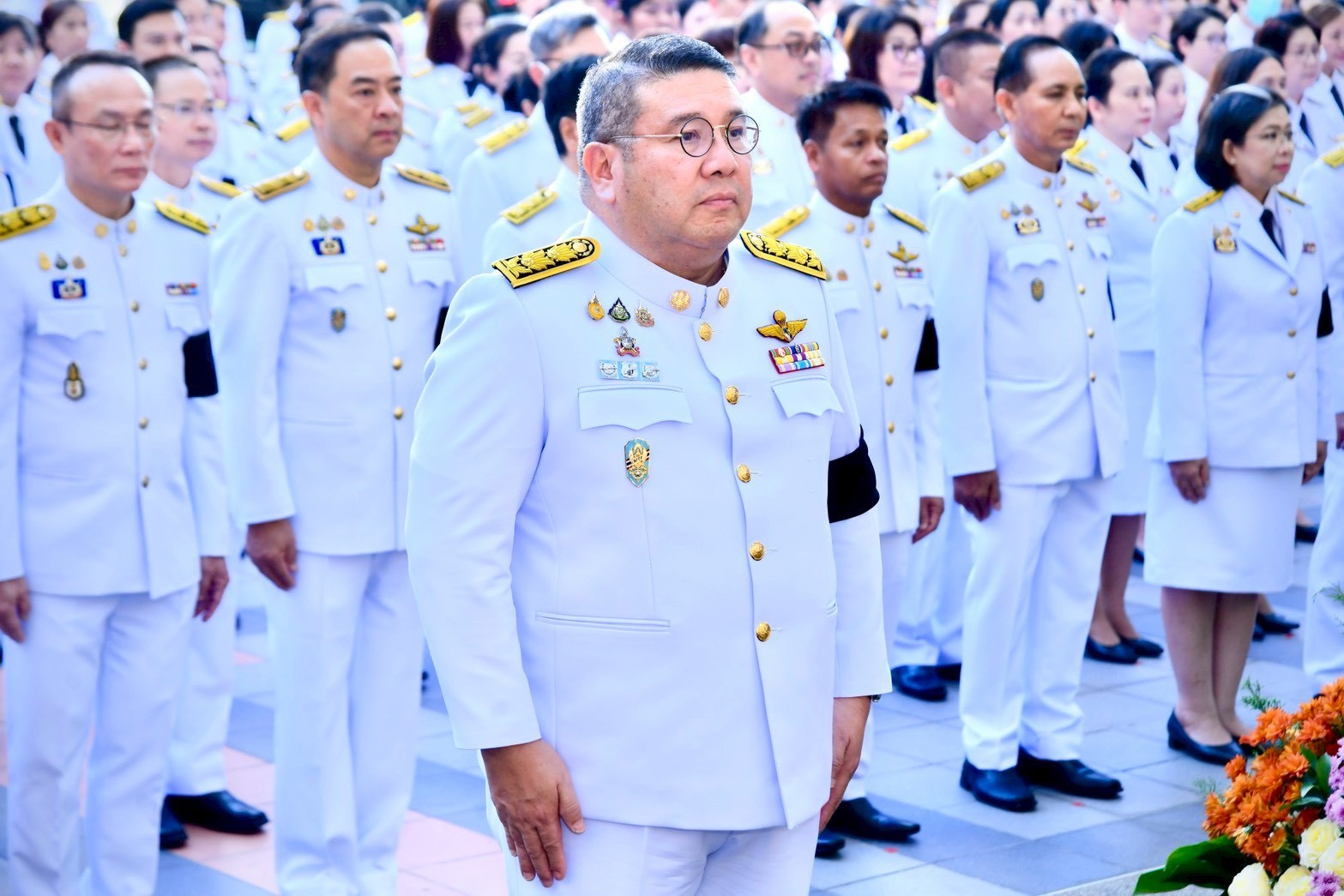 พิธีถวายราชสักการะและวางพานพุ่ม เนื่องในวันคล้ายวันพระบรมราชสมภพพระบาทสมเด็จพระบรมชนกาธิเบศรฯ