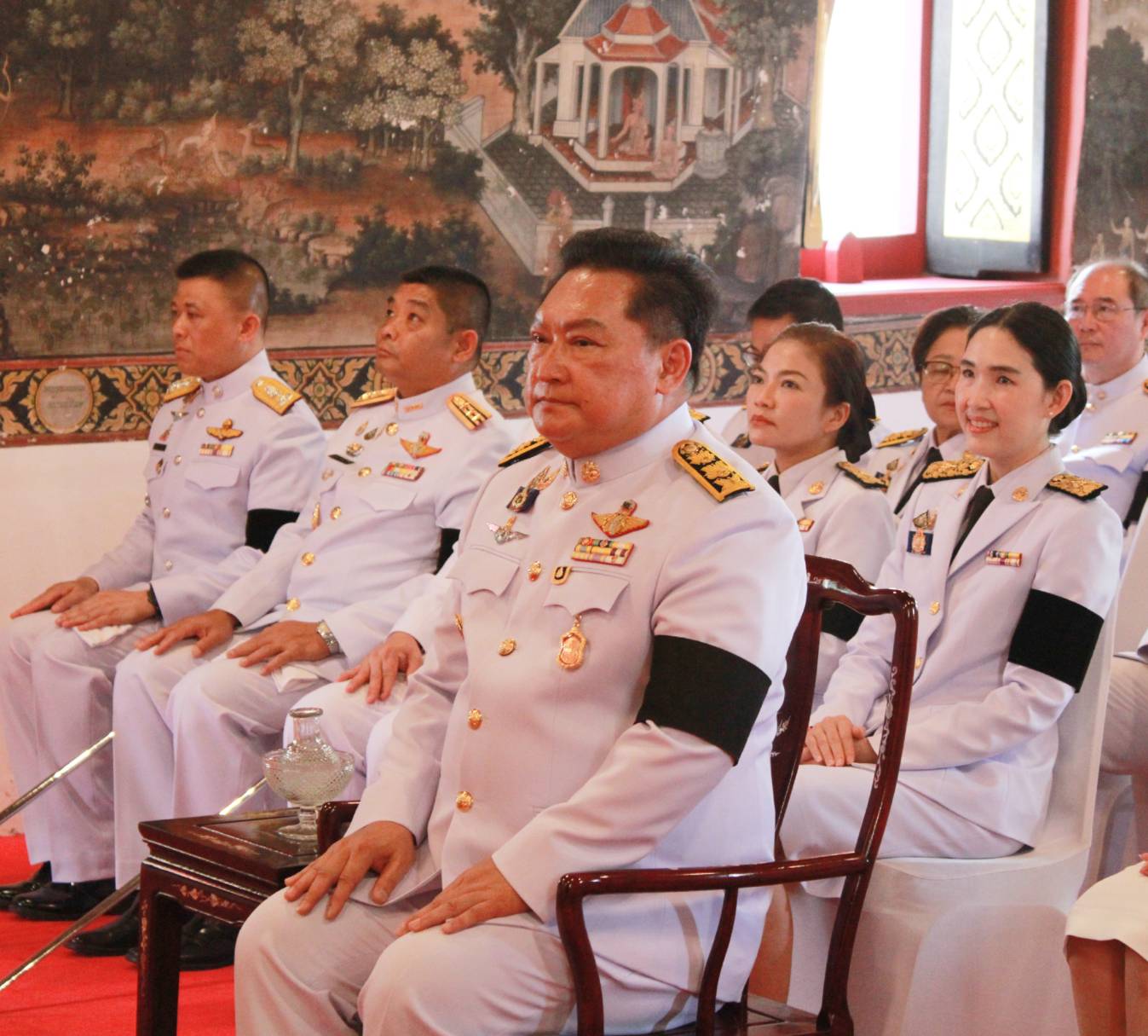 พิธีเชิญเครื่องราชสักการะที่พระราชทานอุทิศถวายเป็นพุทธบูชา เนื่องในพระราชพิธีสงกรานต์ พุทธศักราช 256