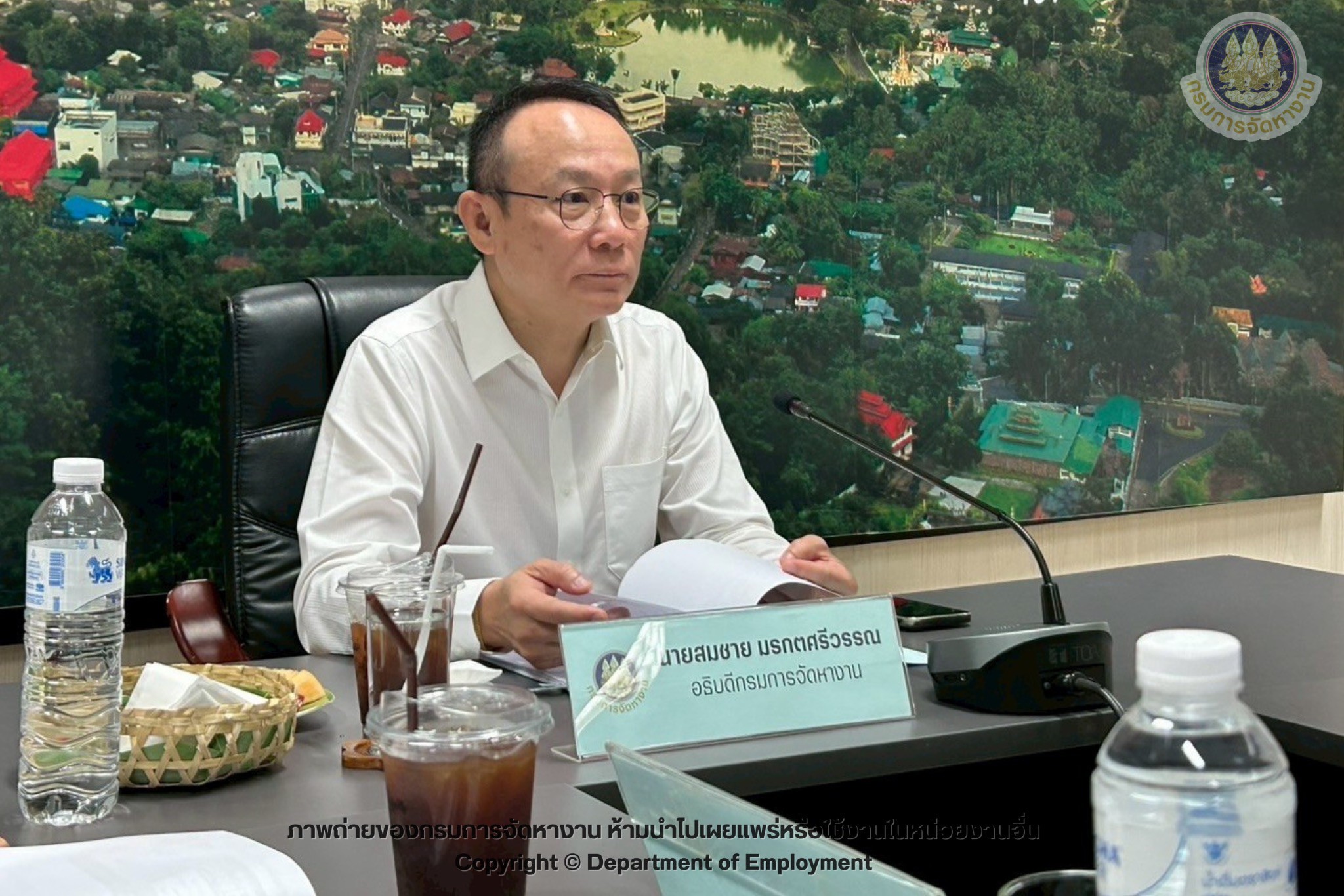 อธิบดีกรมการจัดหางาน ลงพื้นที่ตรวจเยี่ยมสำนักงานจัดหางานจังหวัดแม่ฮ่องสอน