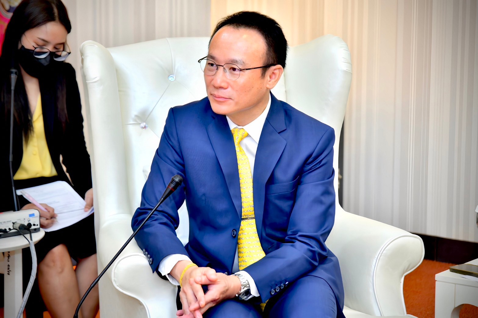 อธิบดีกรมการจัดหางาน ให้การต้อนรับประธานกรรมการบริหารแห่งสำนักบริการพัฒนาบุคลากรแห่งเกาหลี และคณะ