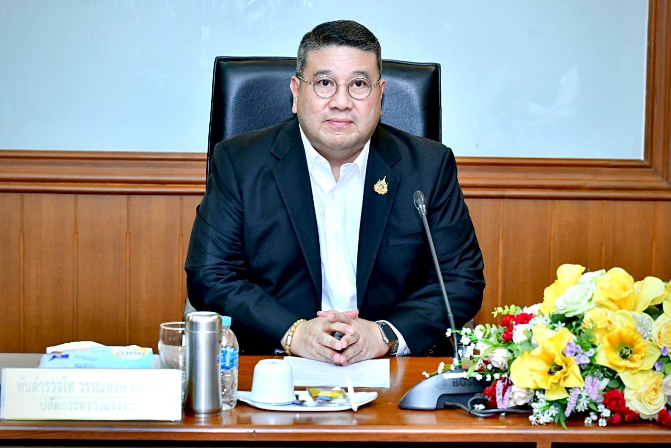 ร่วมให้การต้อนรับรองประธานกรรมการ หอการค้าไทย และประธานคณะกรรมการแรงงานและพัฒนาฝีมือแรงงาน พร้อมคณะ