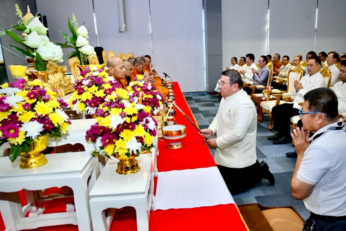 ร่วมพิธีทำบุญเนื่องในวันคล้ายวันสถาปนากรมพัฒนาฝีมือแรงงาน ประจำปี 2569 (ครบรอบ 34 ปี)