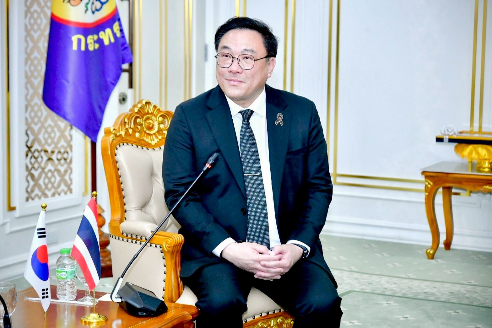 อธิบดีกรมการจัดหางาน ร่วมให้การต้อนรับเอกอัครราชทูตสาธารณรัฐเกาหลี (เกาหลีใต้) ประจำประเทศไทย