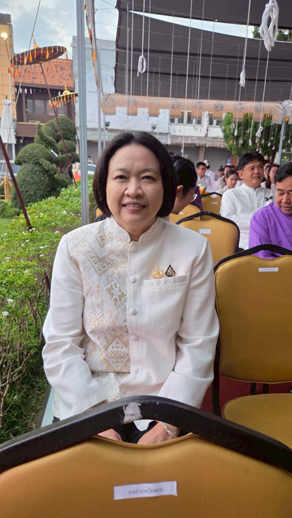 จัดหางานจังหวัดเชียงราย เข้าร่วมพิธีบวงสรวงและพิธีทำบุญสืบชะตาเมืองเชียงราย เนื่องในวันพ่อขุนเม็งราย