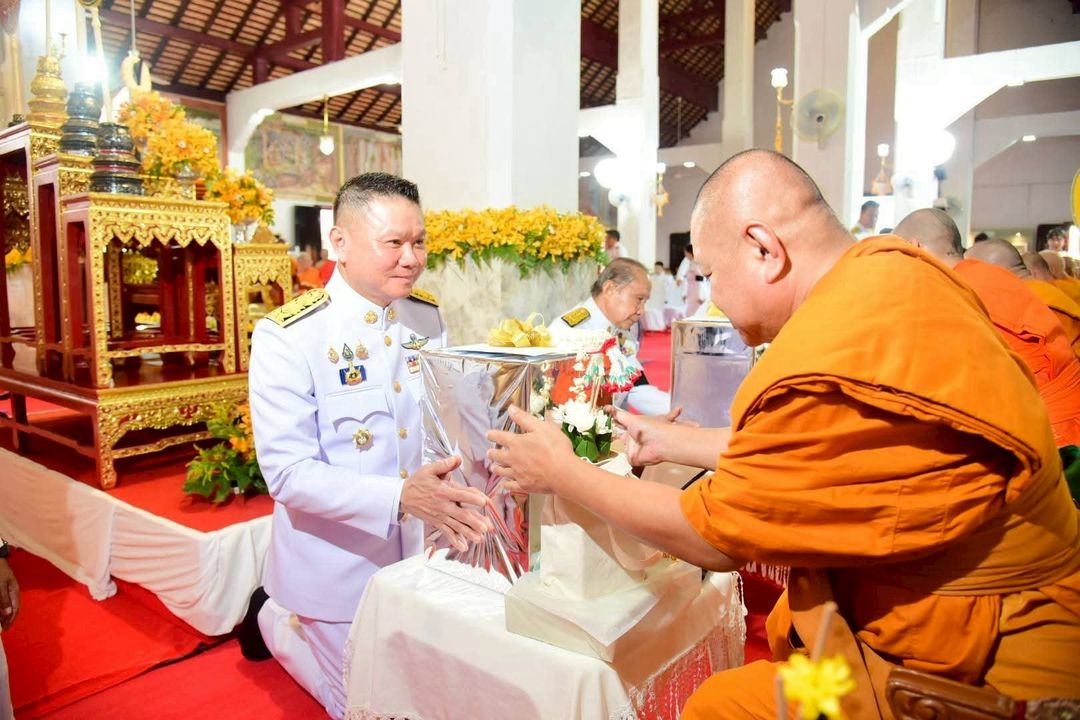 สำนักงานจัดหางานจังหวัดลำปาง ร่วมพิธีต้อนรับสัญญาบัตรพระราชาคณะ