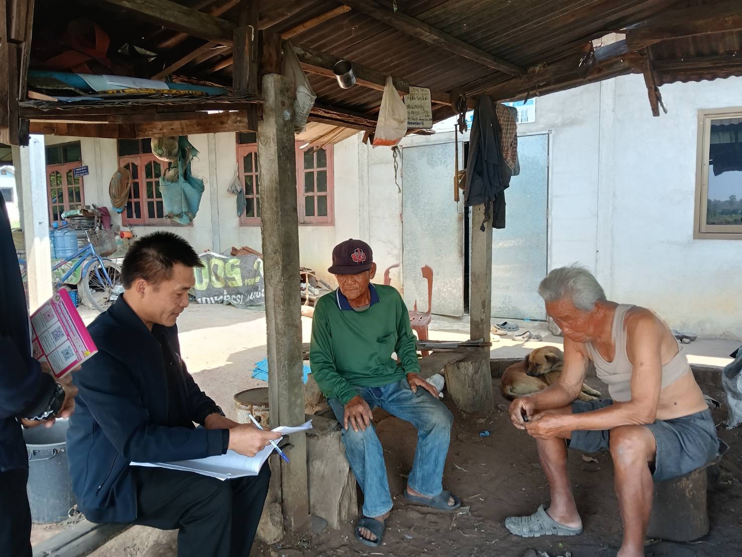 ลงพื้นที่เก็บรวบรวมแบบสำรวจและสัมภาษณ์สถานประกอบการ และแรงงานสูงอายุ