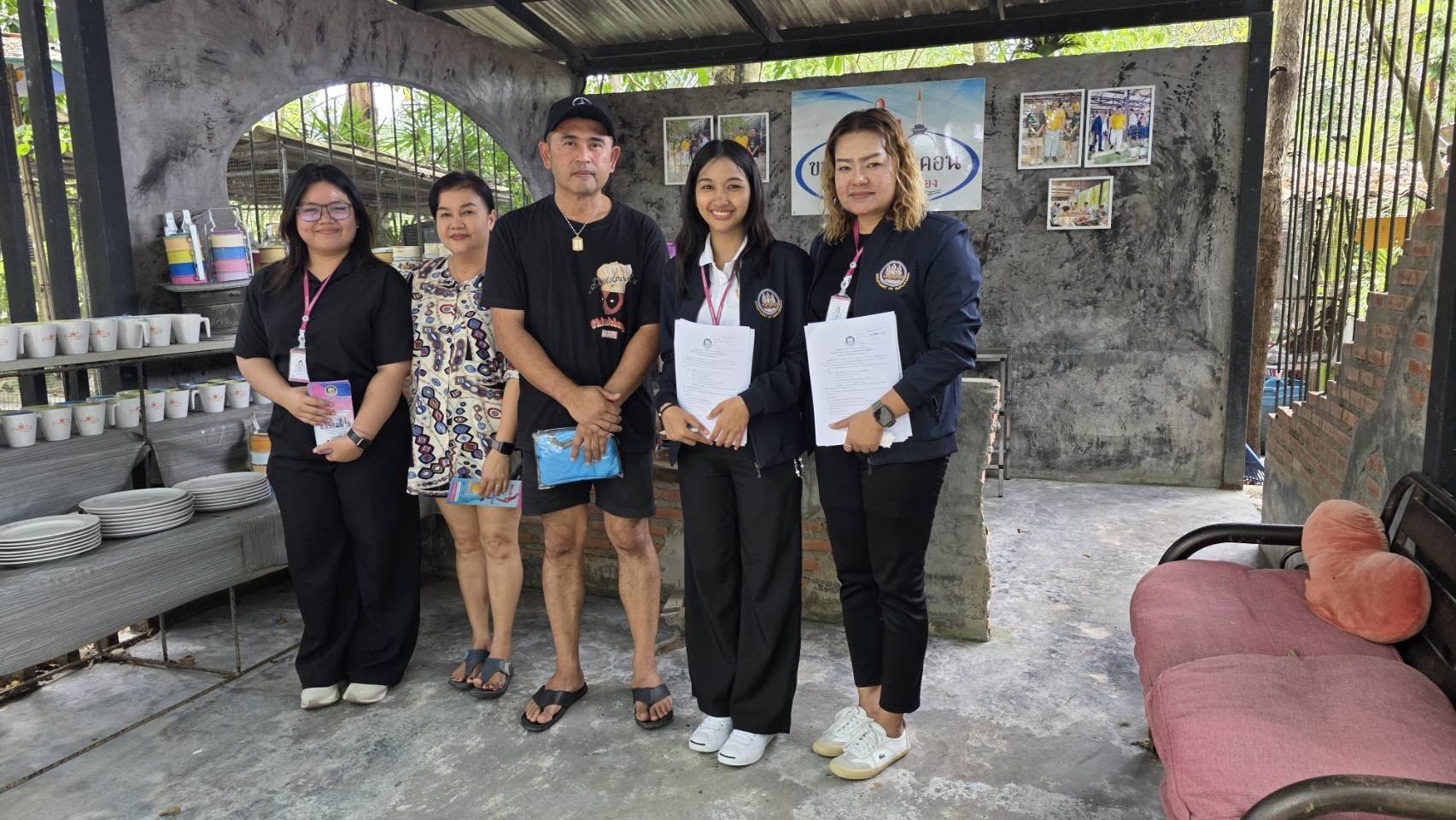 ลงพื้นที่เก็บแบบสํารวจและสัมภาษณ์กลุ่มตัวอยางตาม โครงการศึกษาสมรรถนะการทํางานของประชากรวัยสุงอายุ