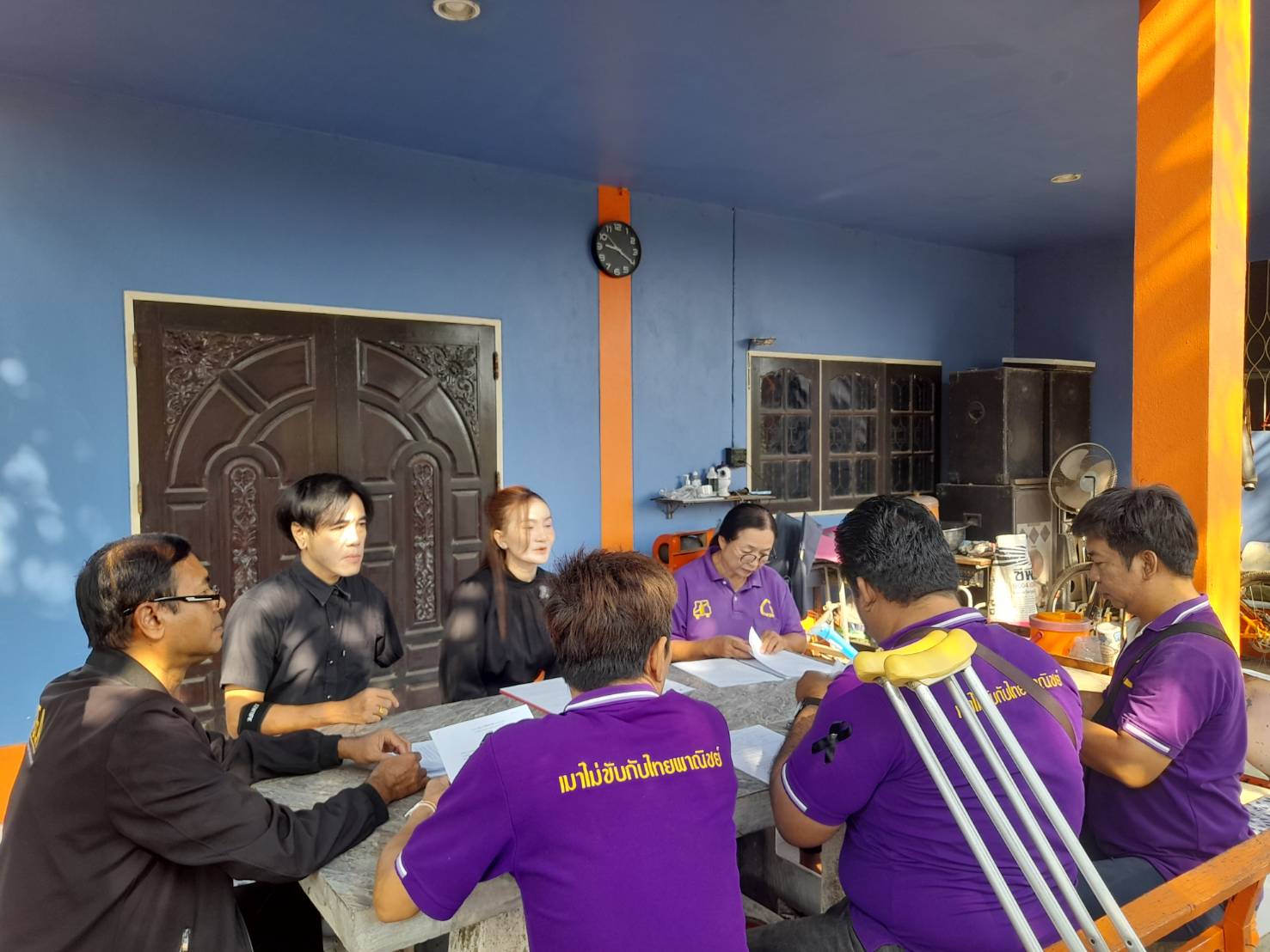 ออกตรวจเยี่ยมการขอรับสิทธิคนพิการตามมาตรา 35