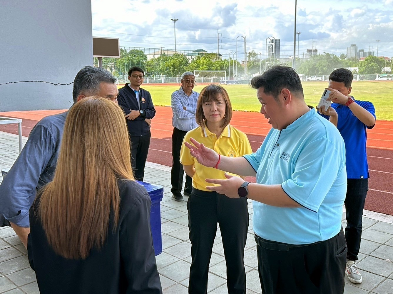 คณะทำงานคัดเลือกผู้ฝึกงานเทคนิคคนไทยไปฝึกงานในประเทศญี่ปุ่นฯ เดินทางไปดูสนามสอบ 2 แห่ง