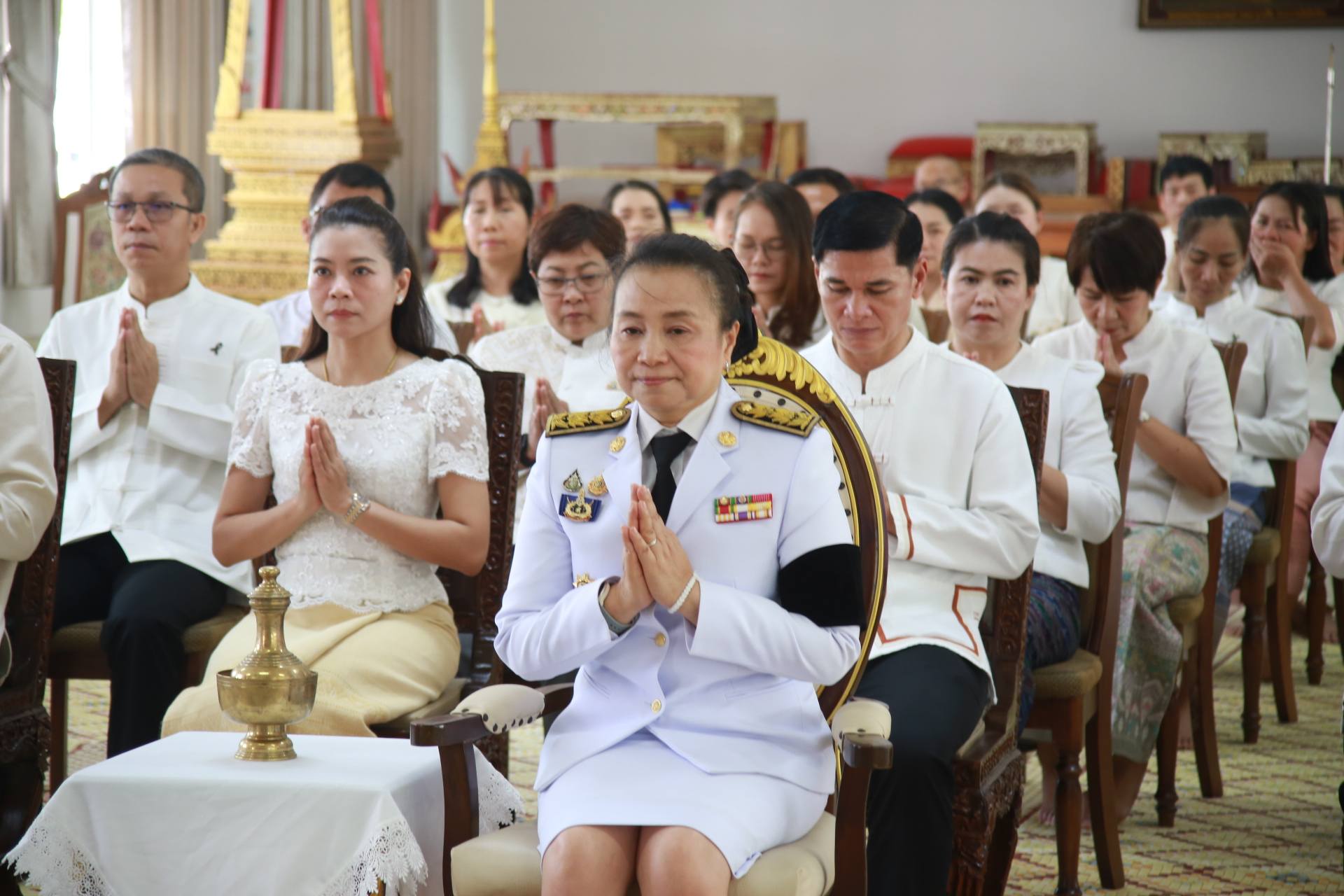 จัดหางานจังหวัดน่าน เข้าร่วมร่วมพิธีเทศน์มหาชาติเวสสันดรชาดก