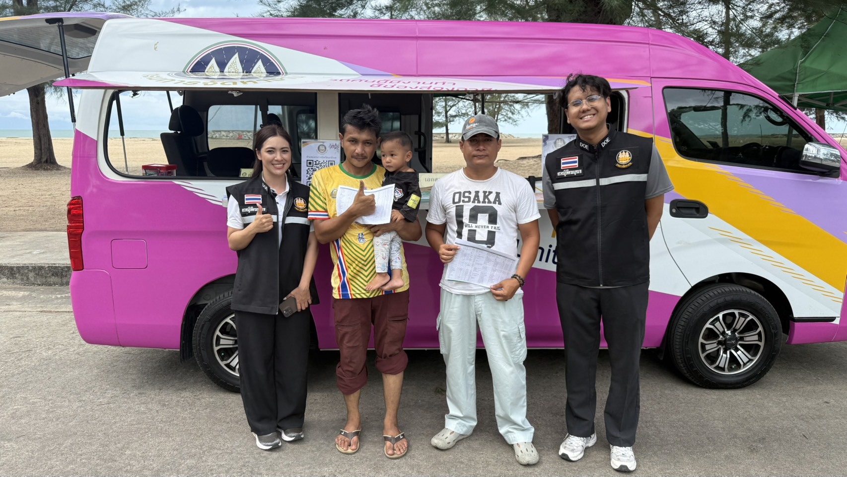 ออกให้บริการตาม โครงการยกระดับการให้บริการจัดหางานในประเทศ กิจกรรมจัดหางานเชิงรุกเพื่อการมีงานทำ