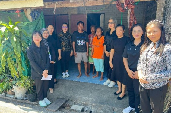 ลงพื้นที่บูรณาการช่วยเหลือคนพิการ ร่วมกับองค์การบริการส่วนตำบลบางนายสี ในการหางานทำให้กับผู้พิการ