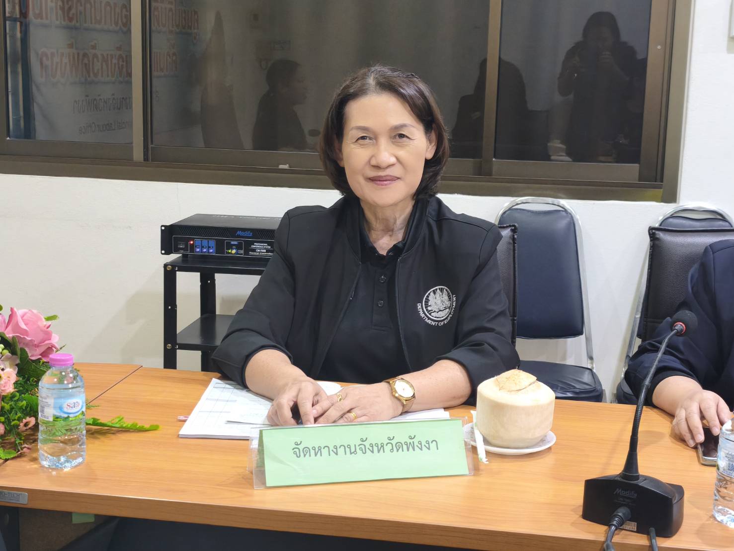 เข้าร่วมประชุมการชี้แจงกรอบแนวทางการตรวจราชการตามแผนการตรวจราชการของผู้ตรวจราชการกระทรวงแรงงาน