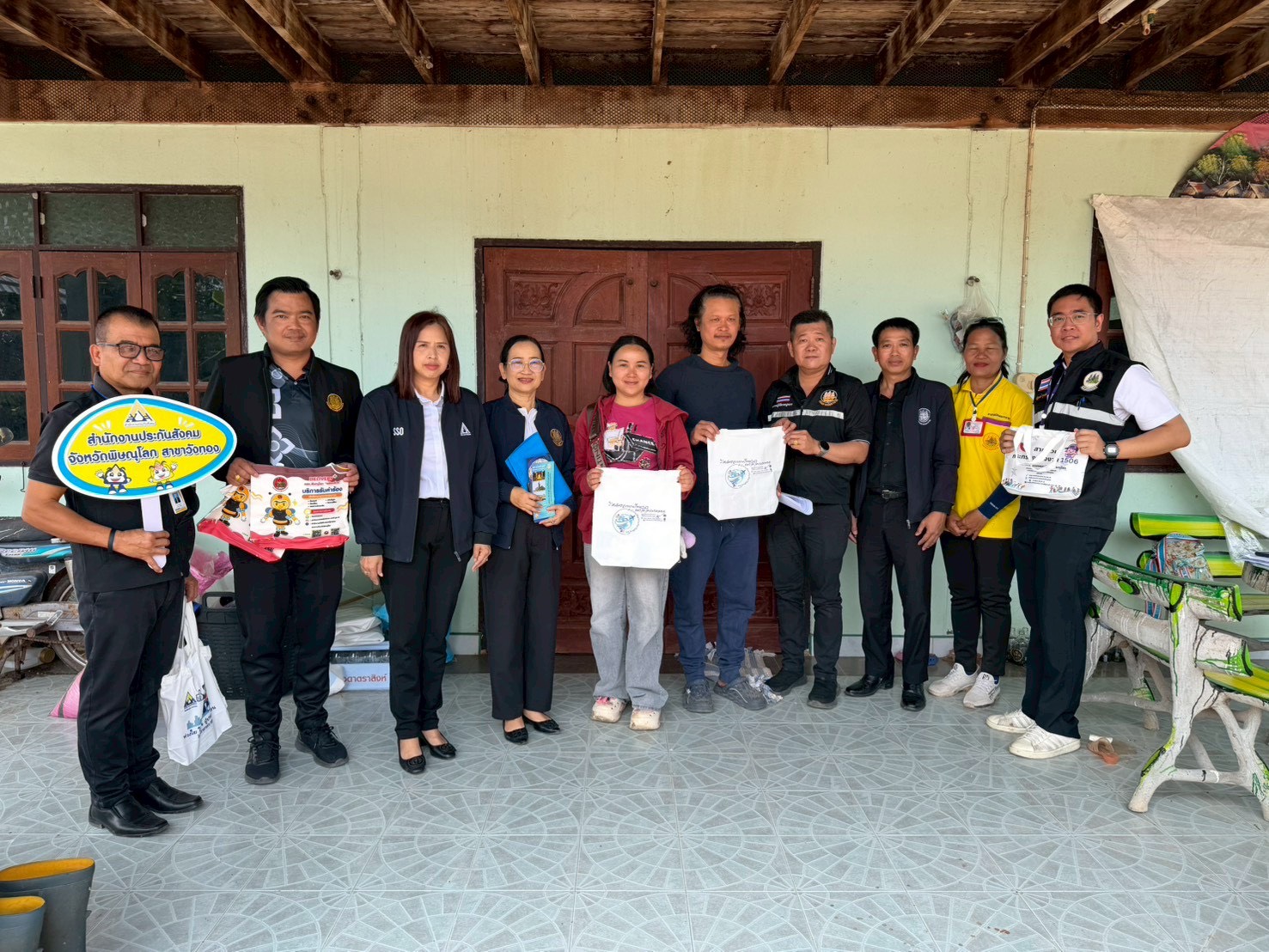 ลงพื้นที่เพื่อสร้างการรับรู้ และความเข้าใจกับครอบครัวของแรงงานที่เดินทางไปทำงานในกลุ่มประเทศตะวันออก