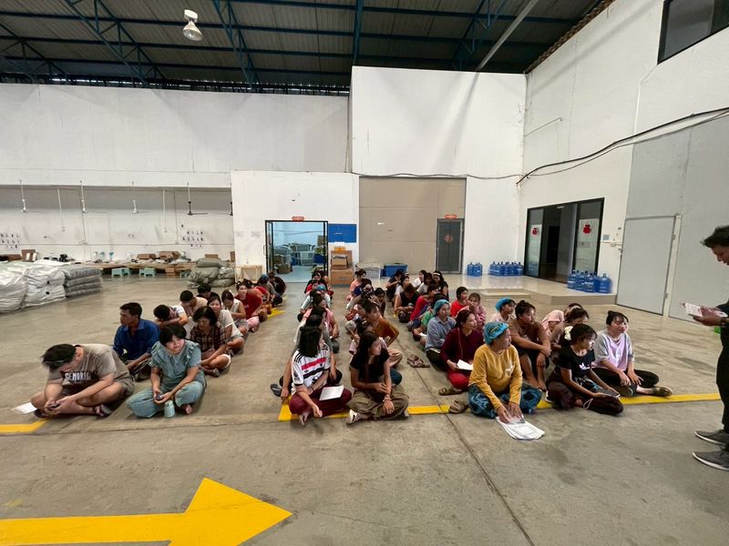 ลงพื้นที่ตรวจสอบการทำงานของคนต่างด้าว ในพื้นที่ อำเภอเมืองราชบุรีและอำเภอโพธาราม จำนวน 2 แห่ง