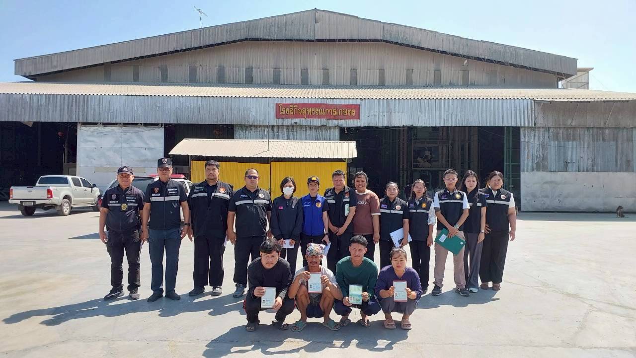 ลงพื้นที่ตรวจสอบ และให้คำแนะนำเกี่ยวกับการจ้างงานคนต่างด้าวให้ถูกต้องตามกฎหมาย