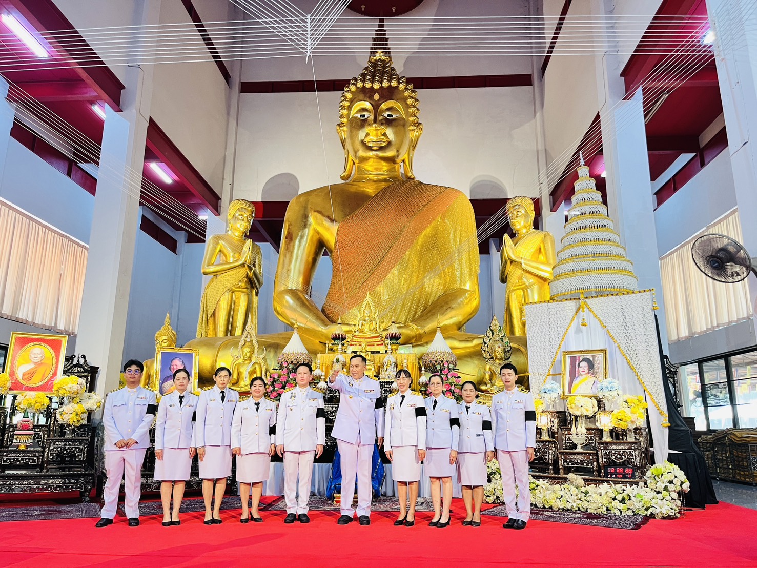 ร่วมพิธีเจริญพระพุทธมนต์เฉลิมพระเกียรติสมเด็จพระกนิษฐาธิราชเจ้า กรมสมเด็จพระเทพรัตนราชสุดาฯ