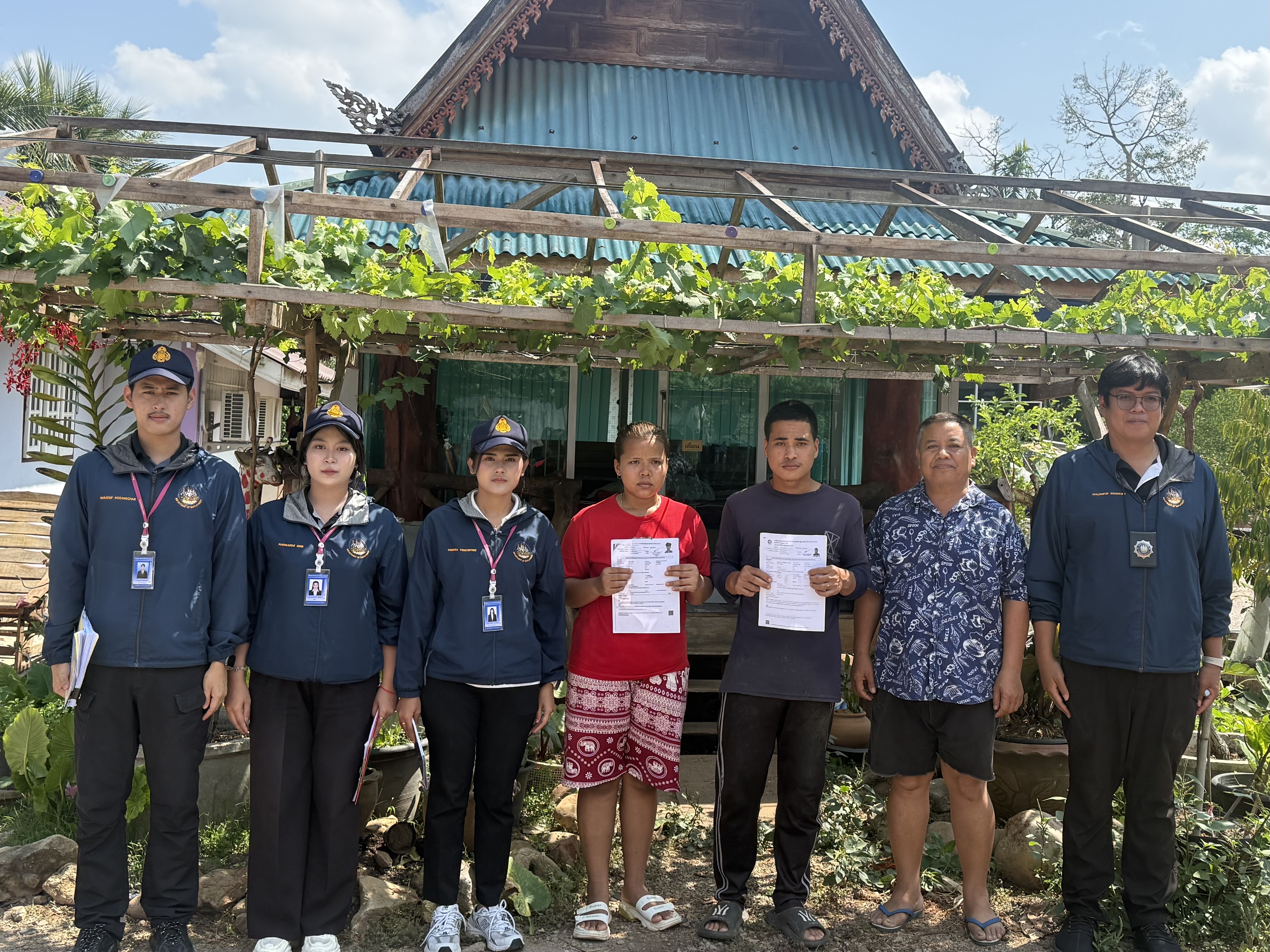 เจ้าหน้าที่งานตรวจและคุ้มครองคนหางาน ลงพื้นที่อำเภอคีรีรัฐนิคม จังหวัดสุราษฎร์ธานี