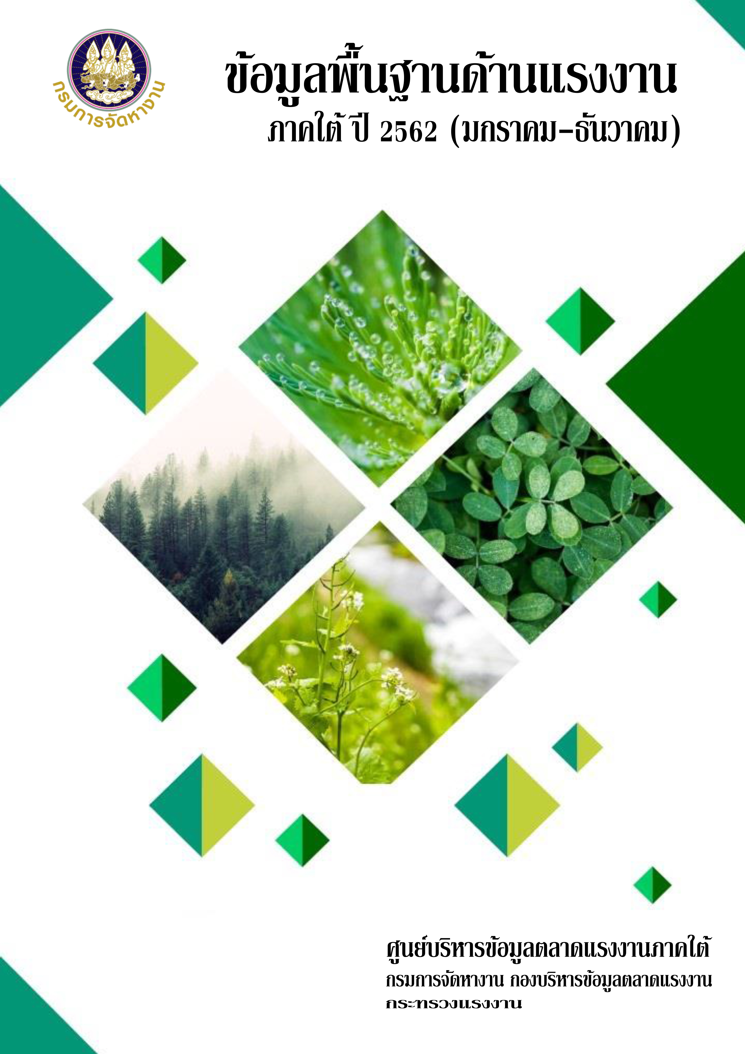 ข้อมูลพื้นฐานด้านแรงงานภาคใต้ ปี 2562