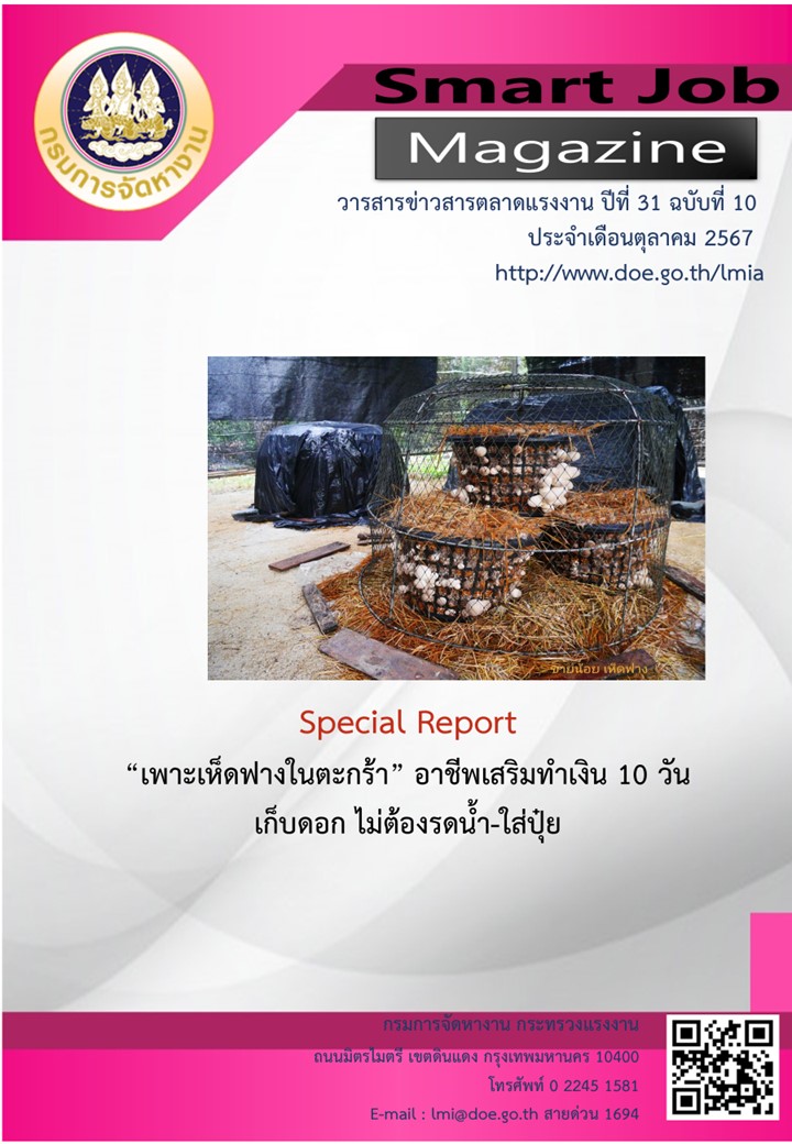 วารสารข่าวสารตลาดแรงงาน ปีที่ 31 ฉบับที่ 10 เดือนตุลาคม 2567