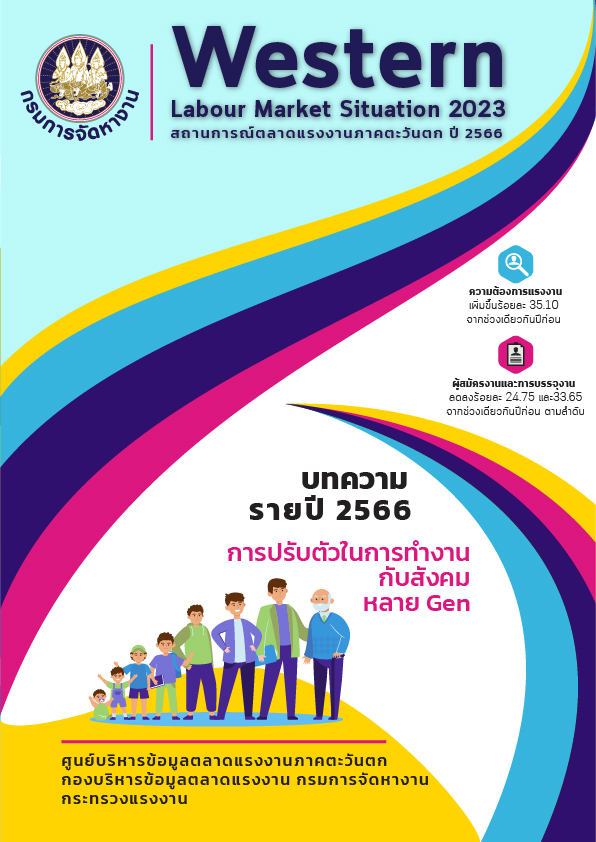 สถานการณ์ตลาดแรงงานภาคตะวันตก ปี 2566
