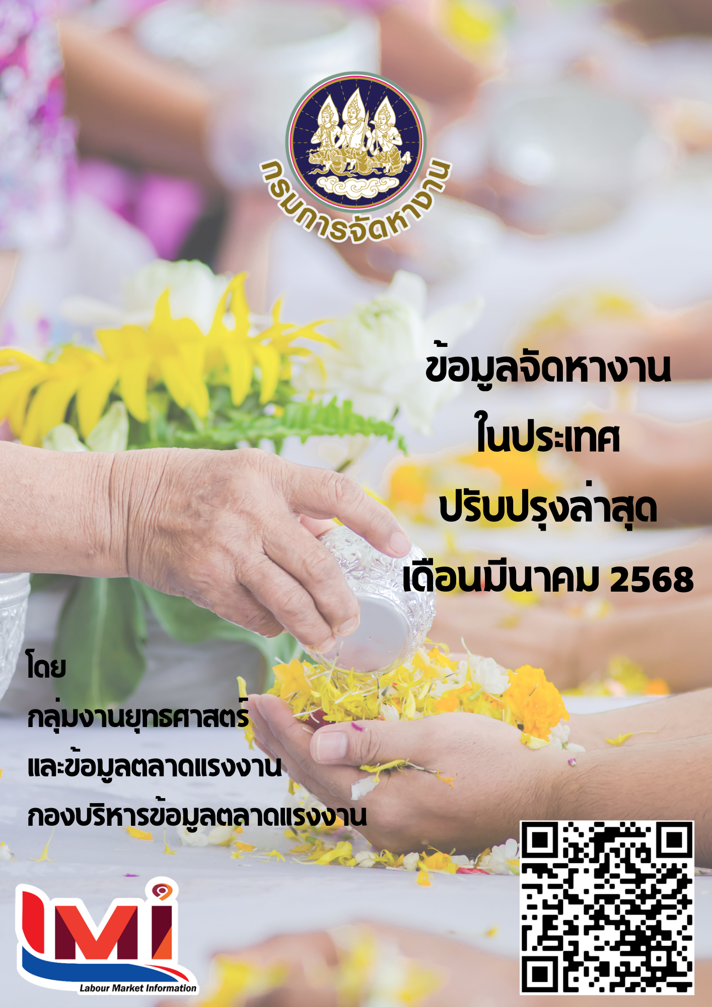 ข้อมูลจัดหางานในประเทศ เดือนมีนาคม 2568
