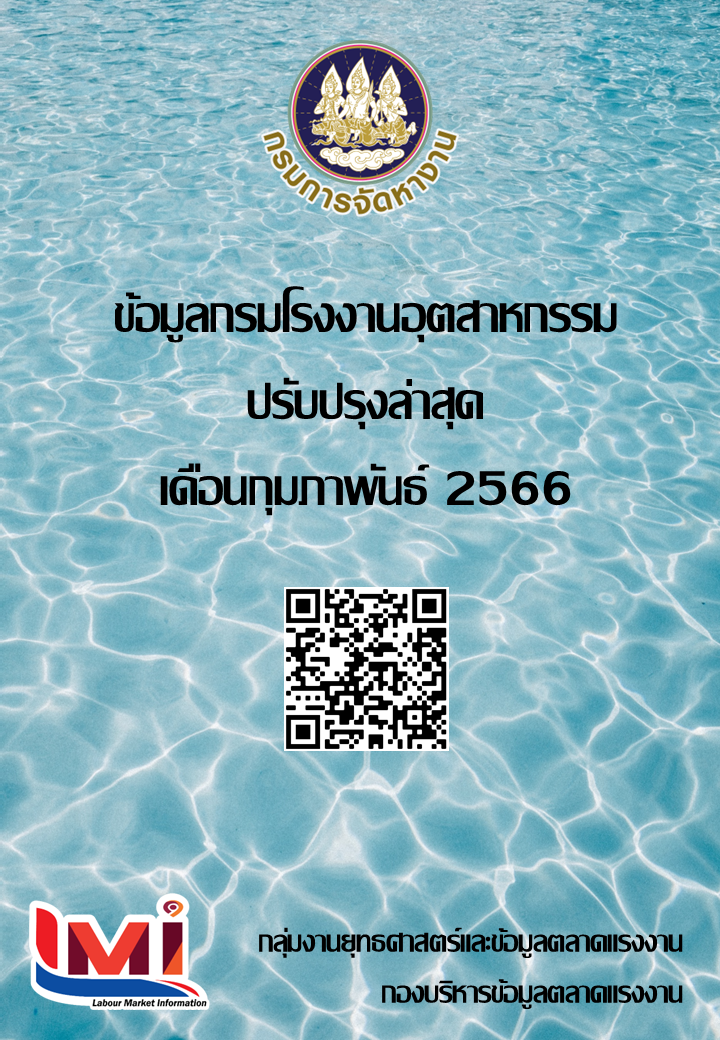 ข้อมูลกรมโรงงานอุตสาหกรรม เดือนกุมภาพันธ์ 2566