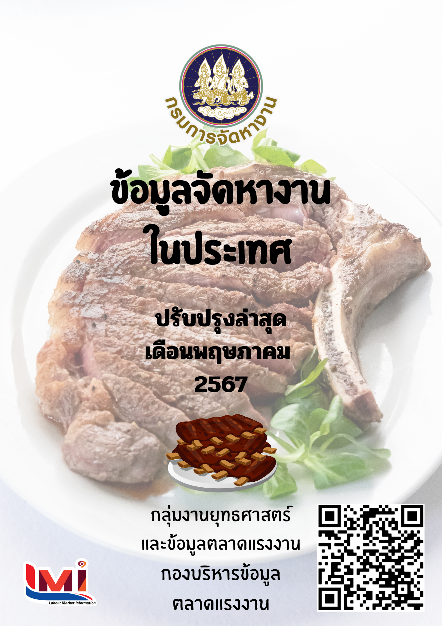ข้อมูลจัดหางานในประเทศ เดือนพฤษภาคม 2567