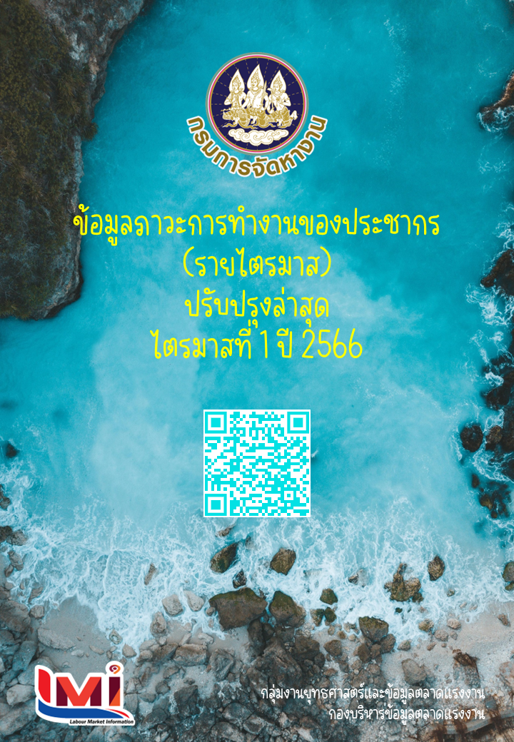 ข้อมูลภาวะการทำงานของประชากร ไตรมาสที่ 1/2566