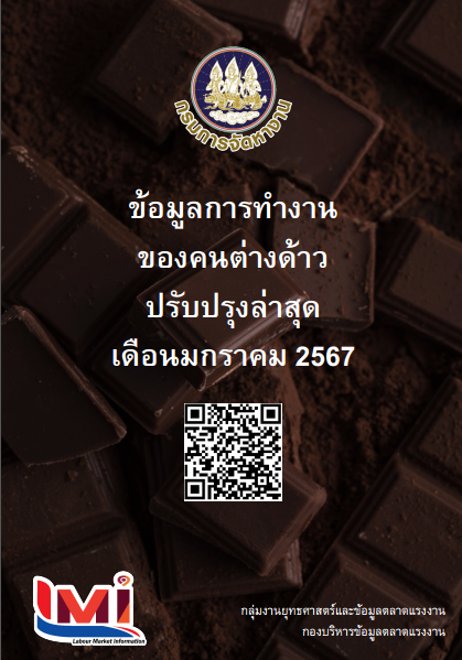 ข้อมูลการทำงานของคนต่างด้าว เดือนมกราคม 2567
