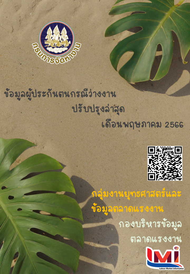 ข้อมูลผู้ประกันตน กรณีว่างงาน เดือนพฤษภาคม 2566