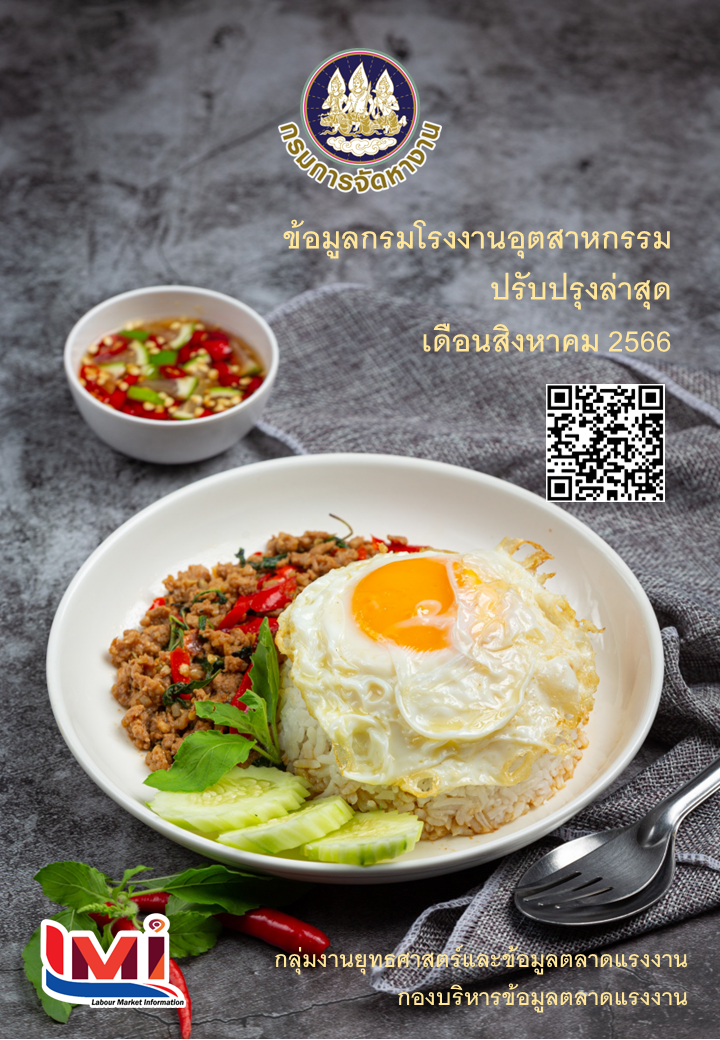 ข้อมูลกรมโรงงานอุตสาหกรรม เดือนสิงหาคม 2566