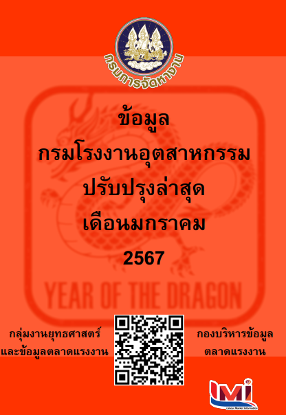 ข้อมูลกรมโรงงานอุตสาหกรรม เดือนมกราคม 2568