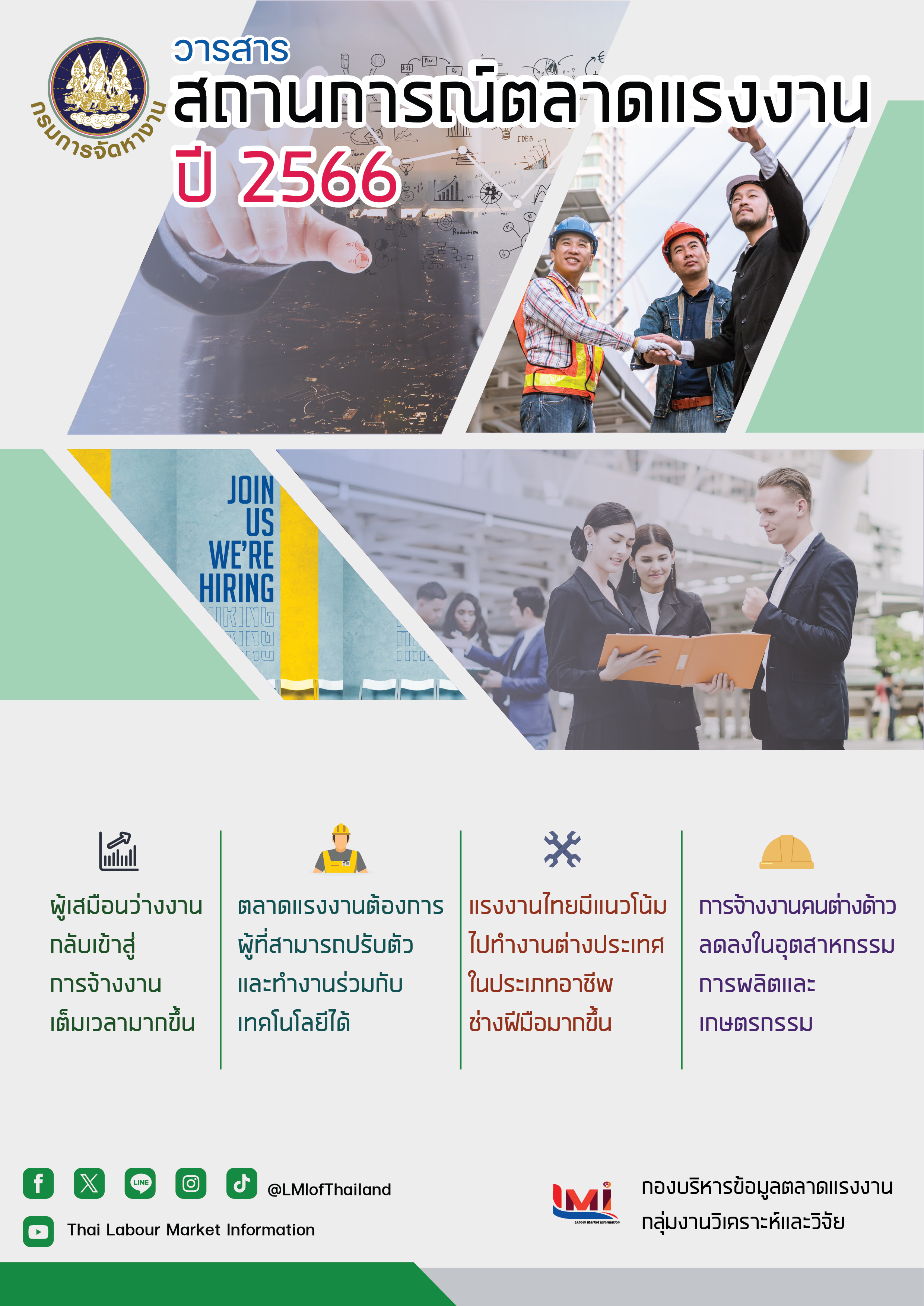 วารสารสถานการณ์ตลาดแรงงานรายปี 2566