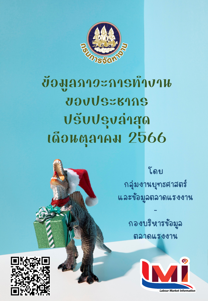 ข้อมูลภาวะการทำงานของประชากร เดือนตุลาคม 2566