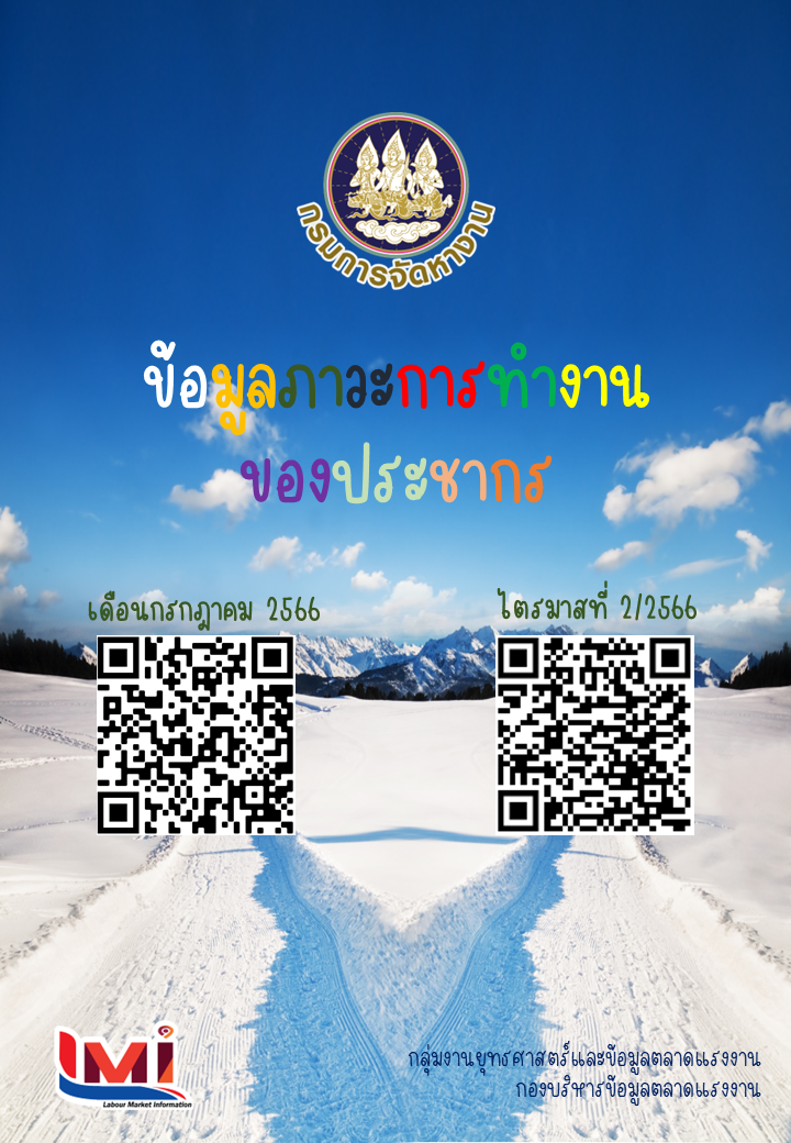 ข้อมูลภาวะการทำงานของประชากร ไตรมาสที่ 2/2566