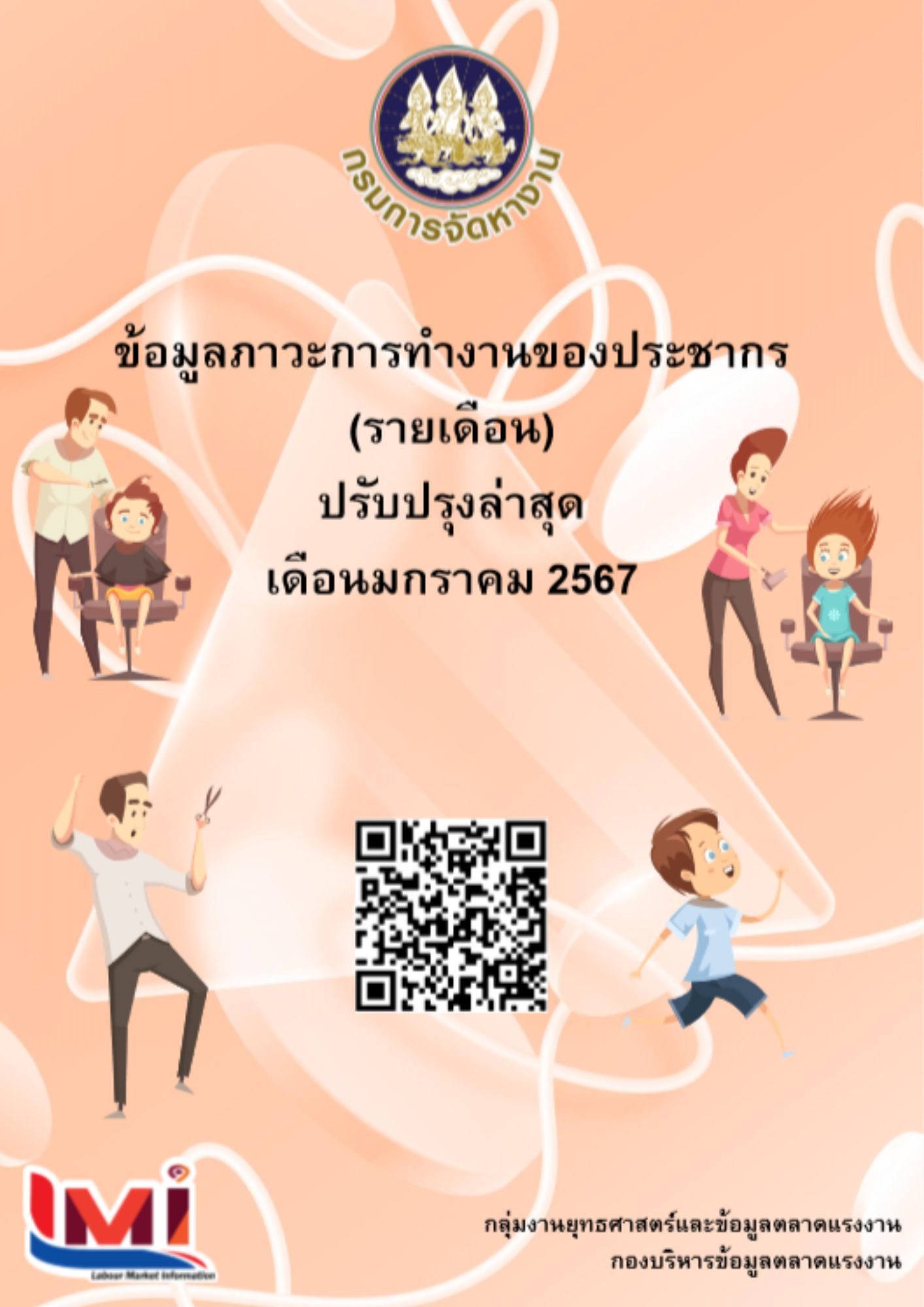 ข้อมูลภาวะการทำงานของประชากร เดือนมกราคม 2567