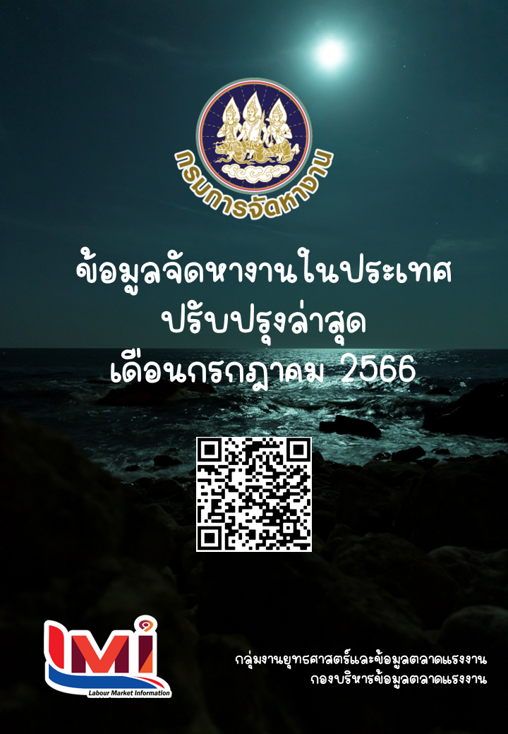 ข้อมูลจัดหางานในประเทศ เดือนกรกฎาคม 2566