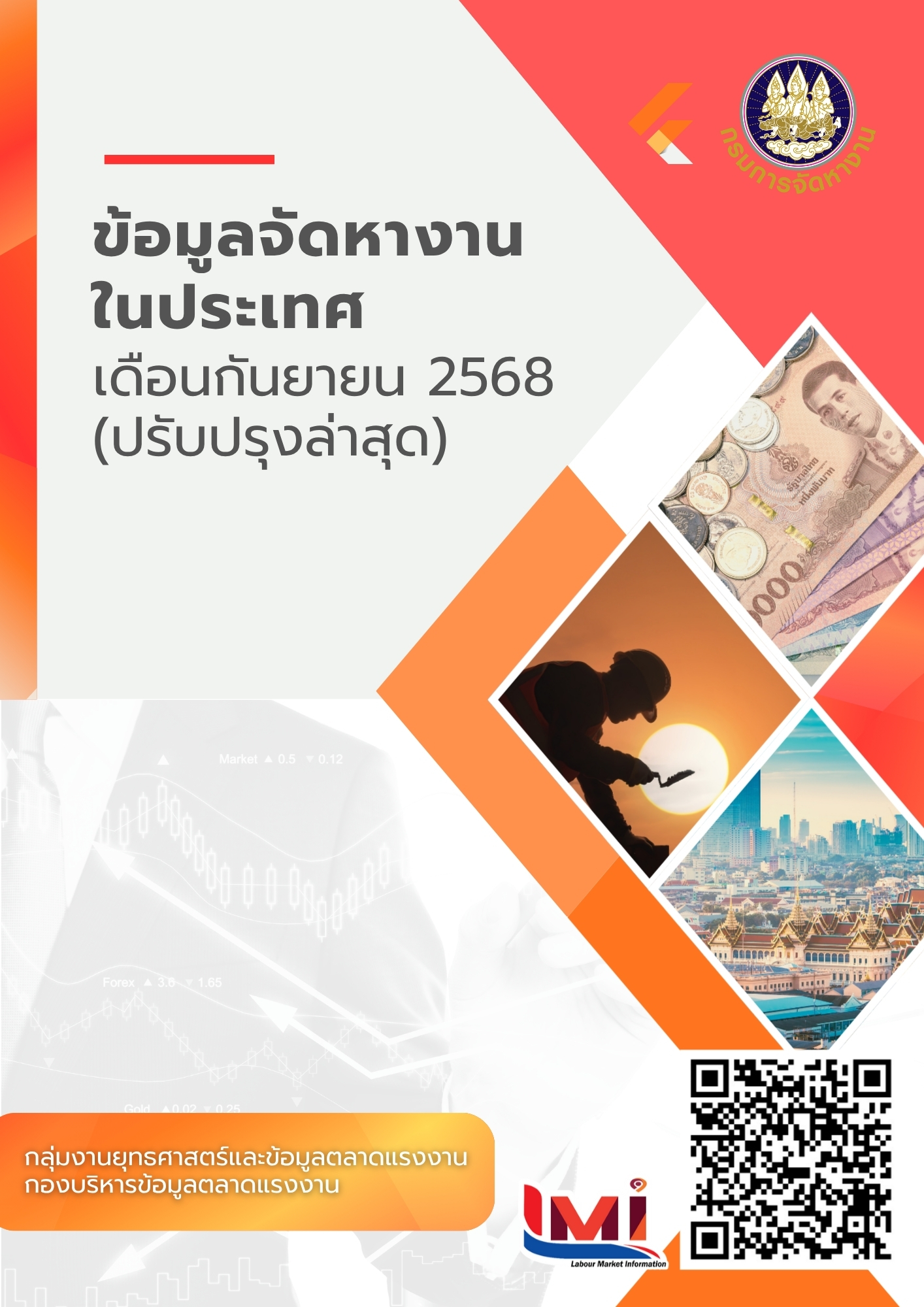 ข้อมูลจัดหางานในประเทศ เดือนกันยายน 2568