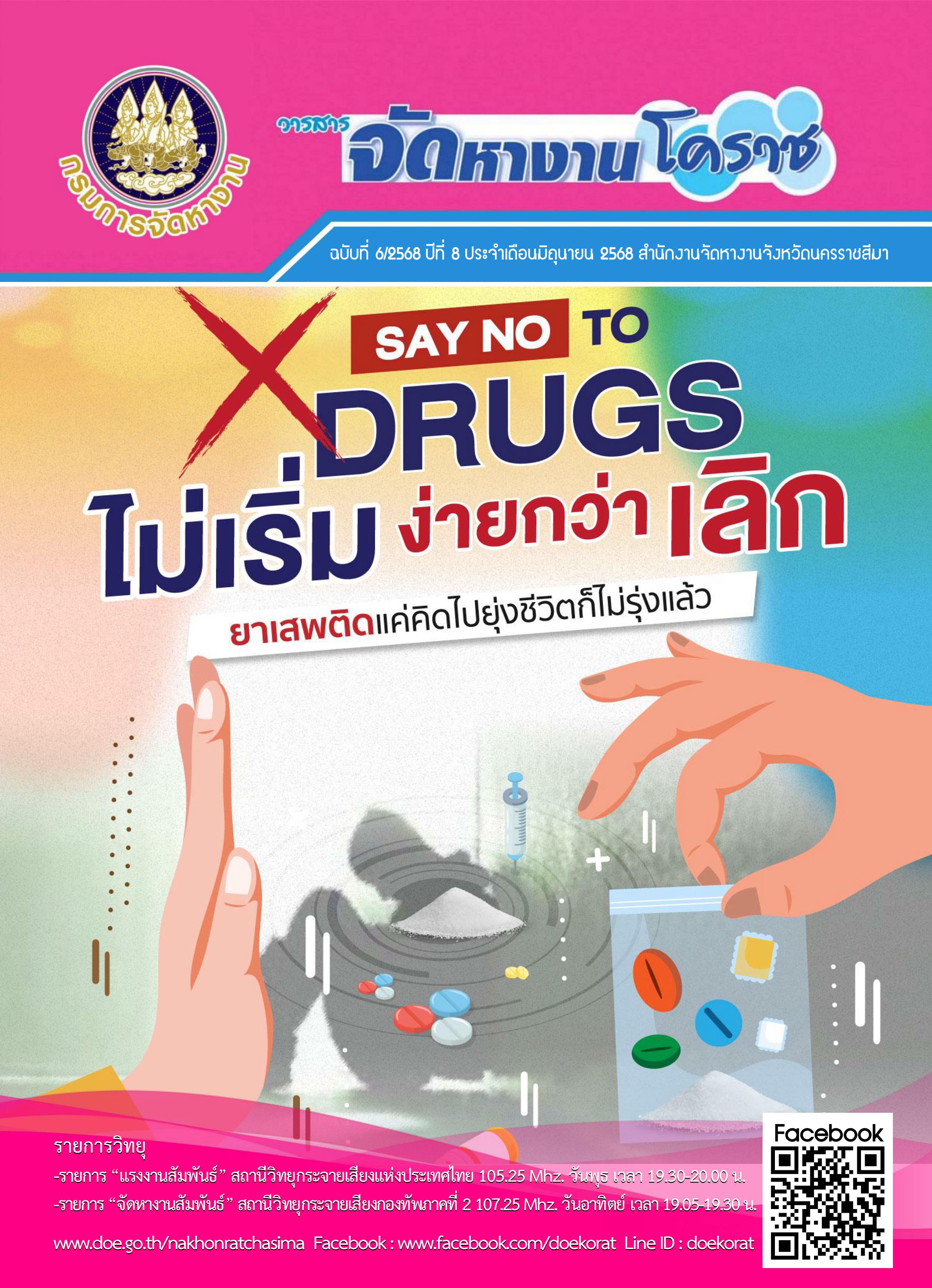 วารสารจัดหางานโคราช ประจำเดือนมิถุนายน 2568